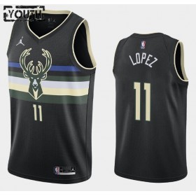Dres Milwaukee Bucks Brook Lopez 11 2020-21 Jordan Brand Statement Edition Swingman - Dječji